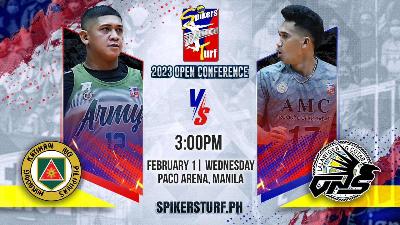 GAME 1 FEBRUARY 1, 2023 |  PHILIPPINE ARMY TROOPERS vs AMC VOLLEYBALL | 2023 SPIKERS' TURF OPEN CONFERENCE