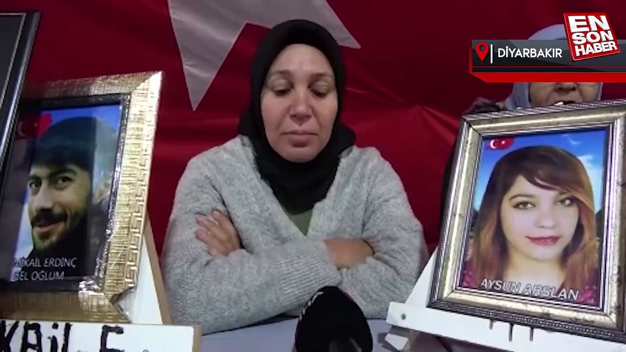 Evlat nöbetindeki anne: Biz evlatlarımızı HDP’den istiyoruz