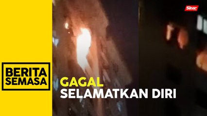 Tragis! lelaki rentung kebakaran di Flora Damansara