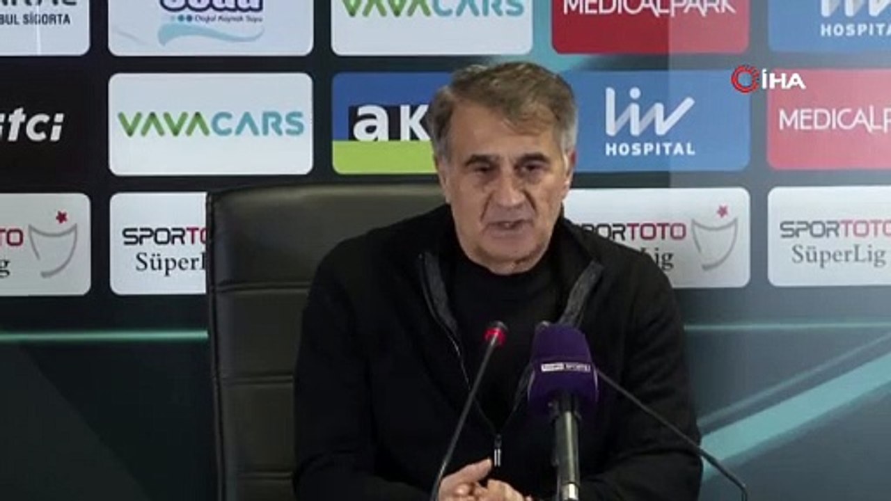 Şenol Güneş: “2 puan kaybettiğimiz bir maç oldu”