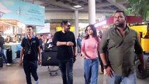 Ajay Devgn & Nysa Devgn Return Mumbai, Spotted At Airport