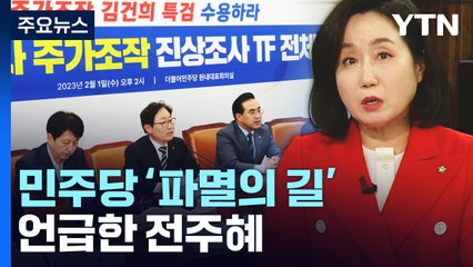 민주당, 장외투쟁·김건희 TF...전주혜 "파멸의 길로 가고 있어" / YTN