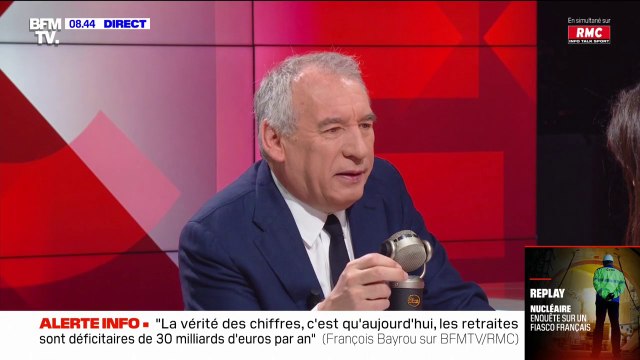 François Bayrou sur les retraites: On considère l'opinion publique comme des partenaires