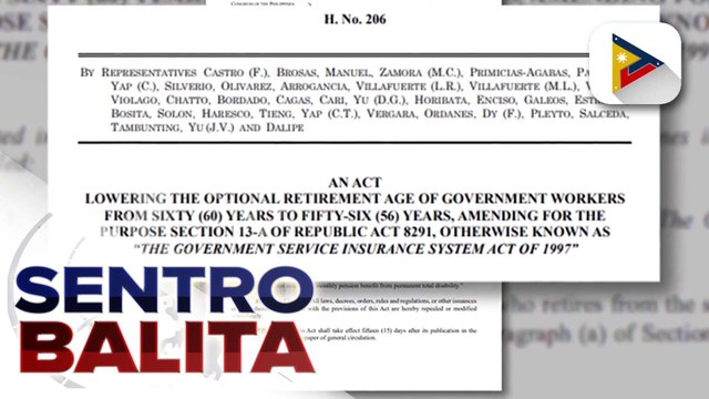 Panukalang batas na layong ibaba ang optional retirement age ng qualified gov’t workers, aprubado na sa Kamara