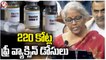 Govt Achieved 220 Cr Covid Vaccines For 102 Cr People _ Nirmala Sitharaman _ Budget 2023 _ V6
