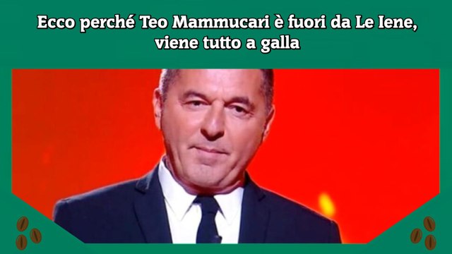 Ecco perché Teo Mammucari è fuori da Le Iene, viene tutto a galla