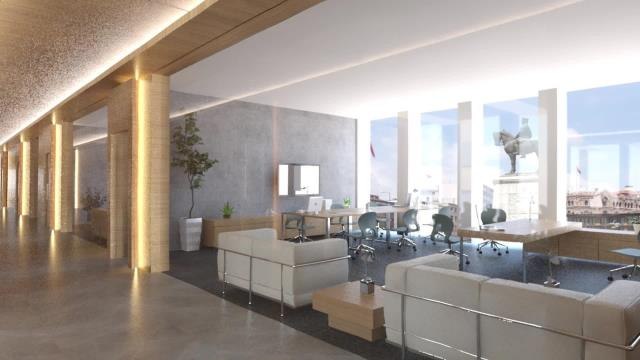 Ankara Büyükşehir'in Tarihi Ulus İş Hanı'ndaki Çalışmaları Sürüyor