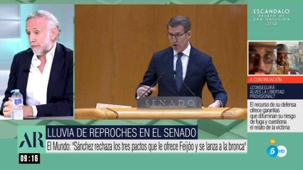 Inda sobre el cara a cara Sánchez-Feijóo: «Presentar al líder del PP como un pobre tonto es de risa»