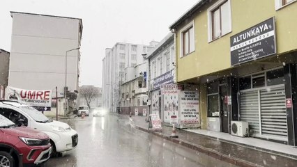 Kocaeli'nin yüksek kesimlerinde kar etkili oldu