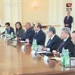 مراسم استقبال الرئيس السيسي في أرمينيا