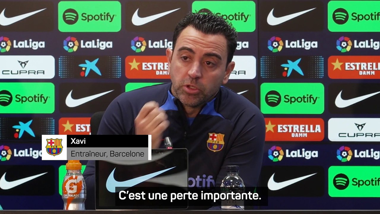 Xavi : "Difficile de remplacer Dembélé"