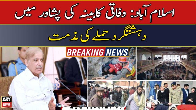 Federal cabinet condemns terrorist attack in Peshawar