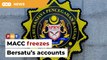 Bersatu’s accounts frozen by MACC, says party source