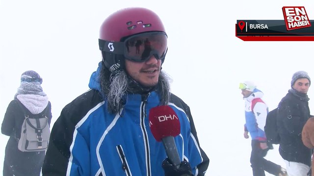 Uludağ'da kar kalınlığı 55 santim: Pistler doldu