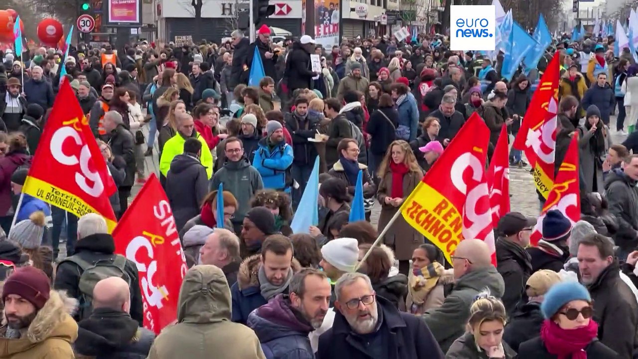 'It's now or never': Over 1.2 million march across France, protesting Macron's pension reform