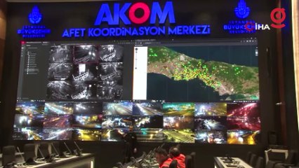 İstanbul’da beklenen kar yağışı öncesi AKOM’da kış tatbikatı düzenlendi