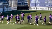 El Real Madrid de entrena sin Alaba, pero con Tchouaméni y Carvajal