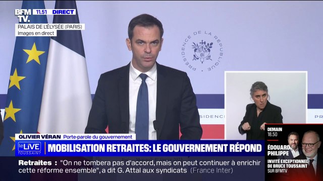 Réforme des retraites: Avec plus de 7000 amendements, nous sommes clairement dans une volonté d'obstruction parlementaire , regrette Olivier Véran