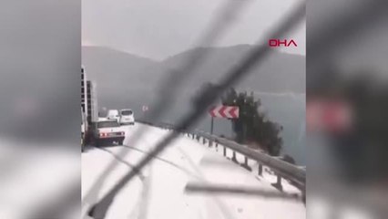 SULU KAR VE DOLU YAĞIŞI FİNİKE'Yİ BEYAZA BÜRÜDÜ