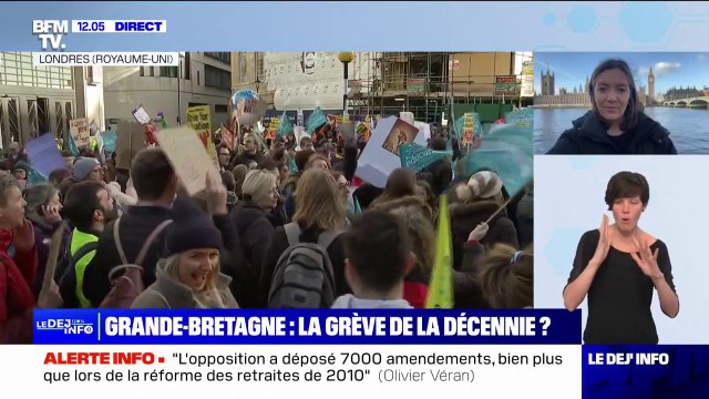 Royaume-Uni: journée de grève inédite depuis une décennie