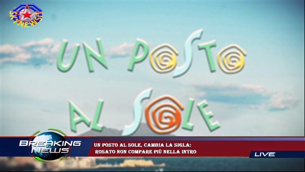Un posto al sole, cambia la sigla:  Rosato non compare più nella intro