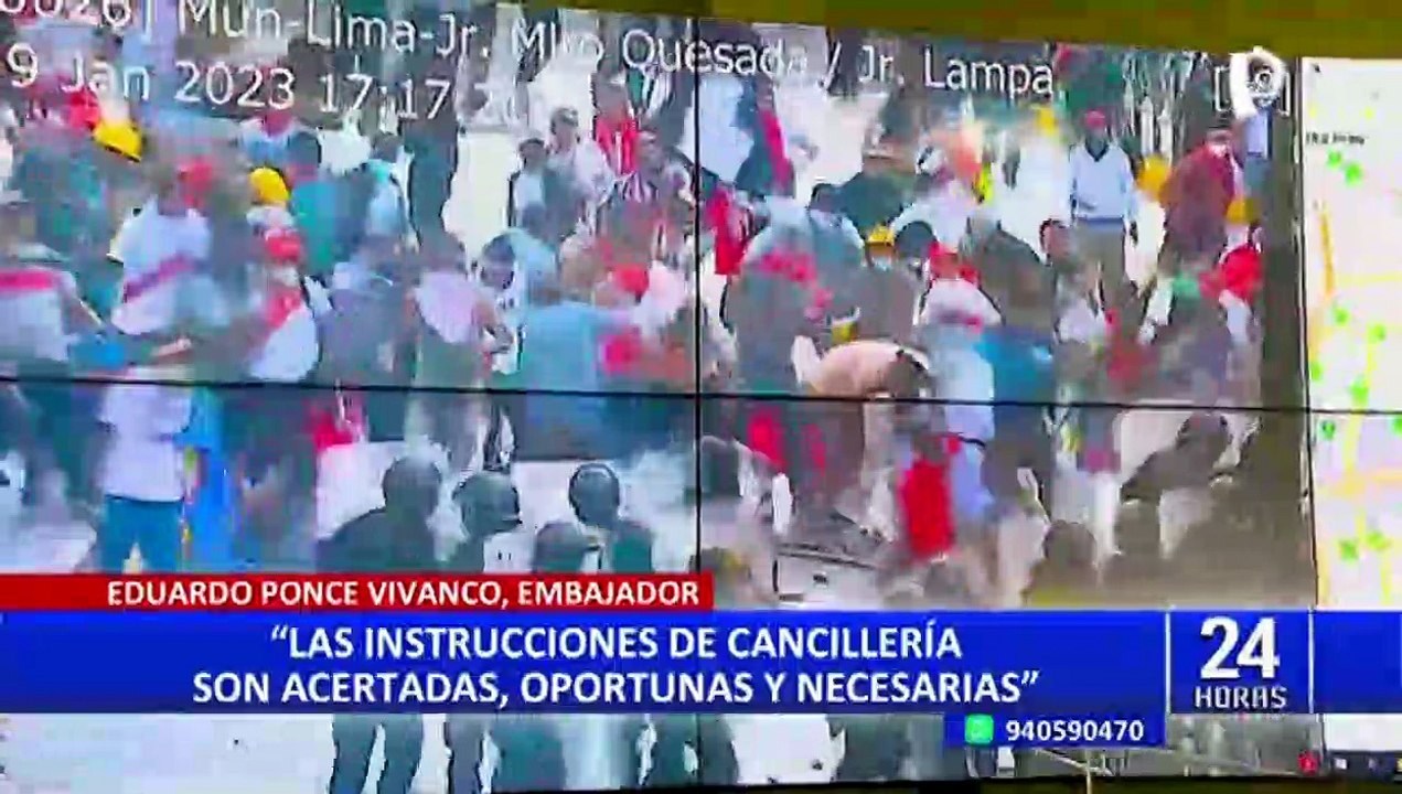 Cancillería pide a embajadas peruanas frenar campaña de desinformación