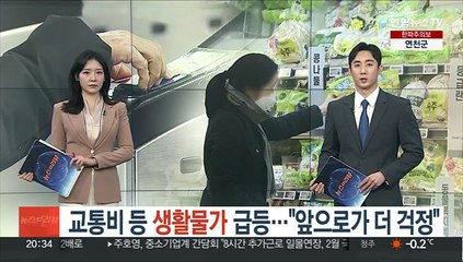 교통비 등 생활물가 급등…"앞으로가 더 걱정"