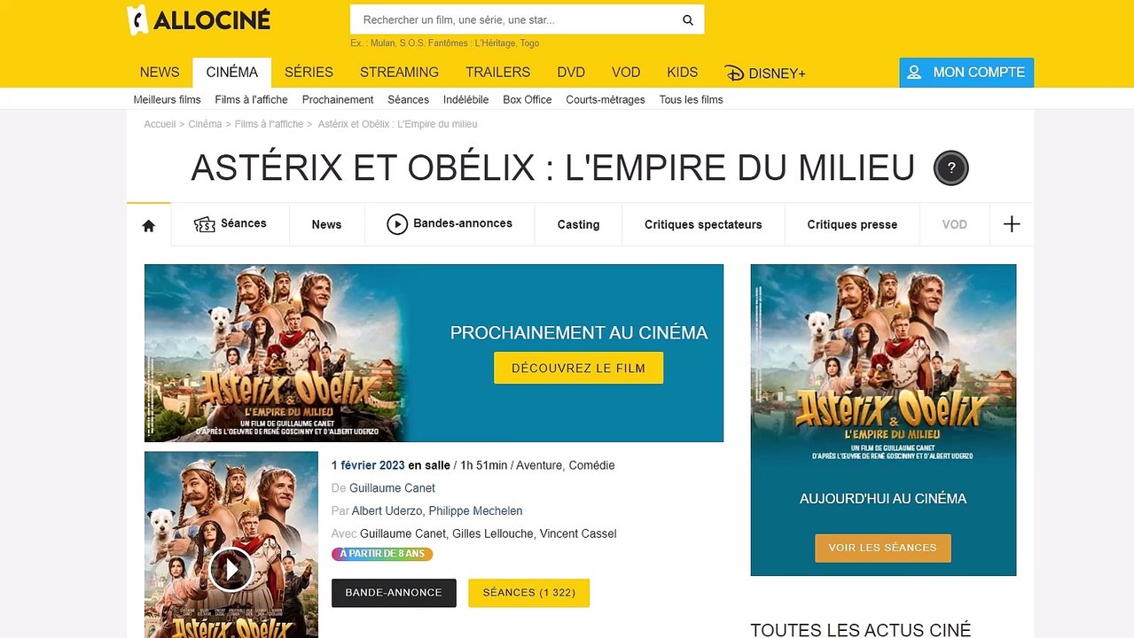 Astérix & Obélix : L’Empire du milieu - Critique du film !