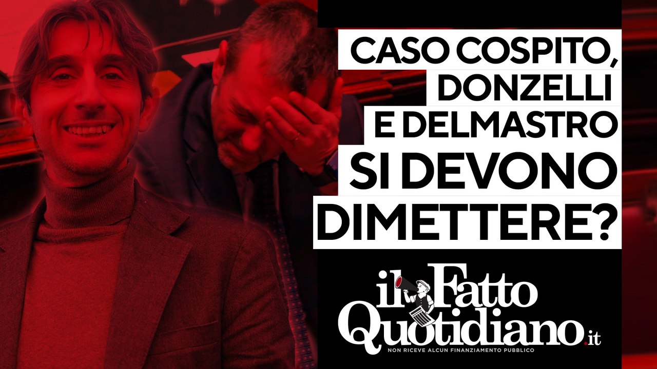 Caso Cospito, Donzelli e Delmastro si devono dimettere? Segui la diretta con Peter Gomez