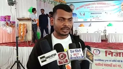 राज्य स्तरीय ताइक्वांडो स्पर्धा में कोरबा चैम्पियन