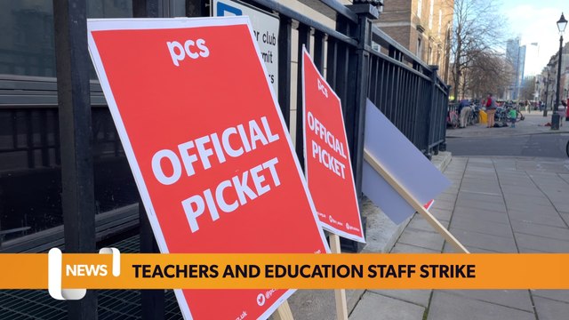 Bristol February 02 Headlines: Teachers Union strike on college green