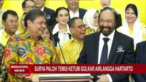 Ditanya Mengapa Bertemu Golkar Ketimbang Parpol Koalisi, Surya Paloh: Prioritas!