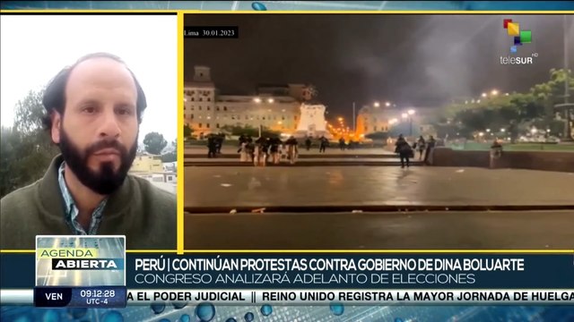 Congreso peruano analizará adelanto de elecciones generales
