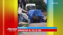 Minibuses cargan combustible sin que pasajeros bajen en Cochabamba