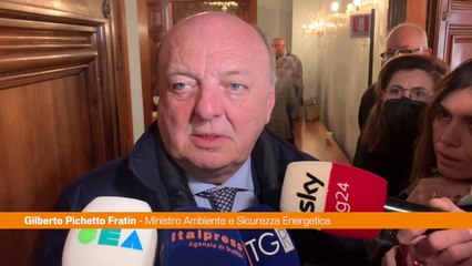 Energia, Pichetto Fratin "Per noi il Tap è importante, incrementarlo"