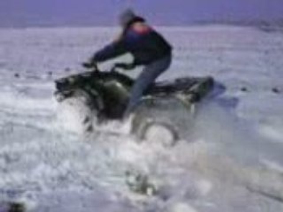 Délire quad neige