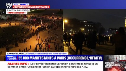 Manifestations contre la réforme des retraites à Paris : BFMTV relaie les chiffres du cabinet Occurrence
