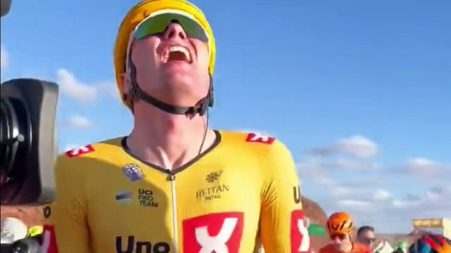 Saudi Tour 2023 - Soren Waerenskjold (Uno-X Pro Cycling Team) : I saved myself for the sprint in the peloton because I knew that when the guys went hard in the bottom, I couldn't follow. We did it perfectly.