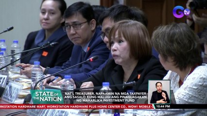 National treasurer, napaamin na mga taxpayer ang sasalo kung malugi ang pinaglagakan ng Maharlika Investment Fund | SONA