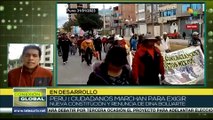 Movimientos sociales peruanos denuncian represión policial