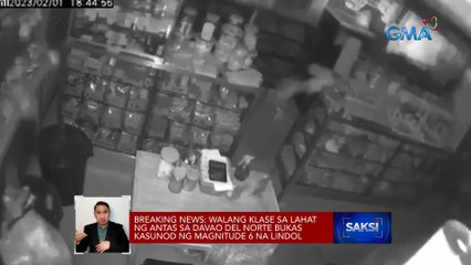 Tải video: 2 sugatan sa pagtama ng magnitude 6 na lindol sa Davao de Oro | Saksi