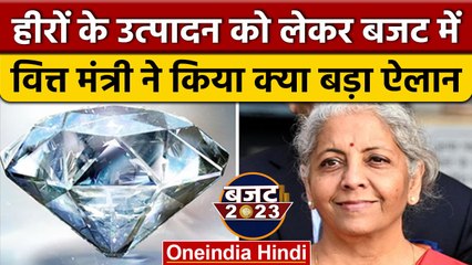 Budget 2023: लैब में कैसे बनते हैं Diamonds, Nirmala Sitharaman का इनके लिए ऐलान | वनइंडिया हिंदी
