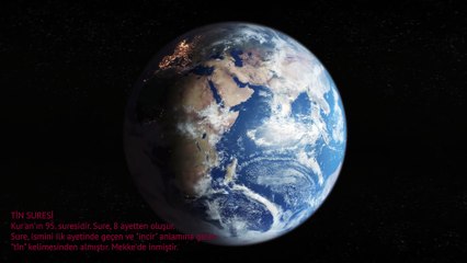 30 TİN SURESİ TÜRKÇE MEALİ