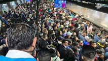 “Mandan trenes vacíos pero el avance es lento”: Denuncian caos en la Línea 3 y 8 del Metro