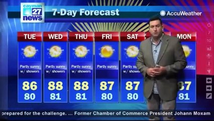 TV weatherman from the Cayman Islands gives it all up for a job on the Tyne and Wear Metro.