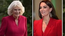La regina Camilla canalizza Kate interiore con un sorprendente vestito rosso in visita che segna
