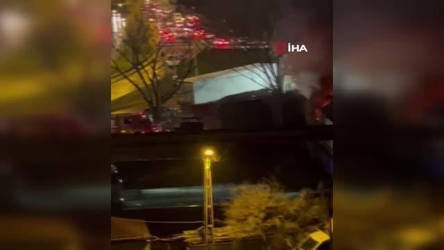 Pendik'te korkutan fabrika yangını