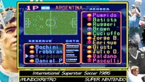 International Superstar Soccer FIFA World Cup Mexico 1986 Super Nintendo