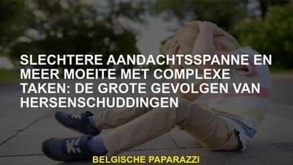 Slechtere aandachtsspanne en meer moeite met complexe taken: de belangrijkste gevolgen van hersensch