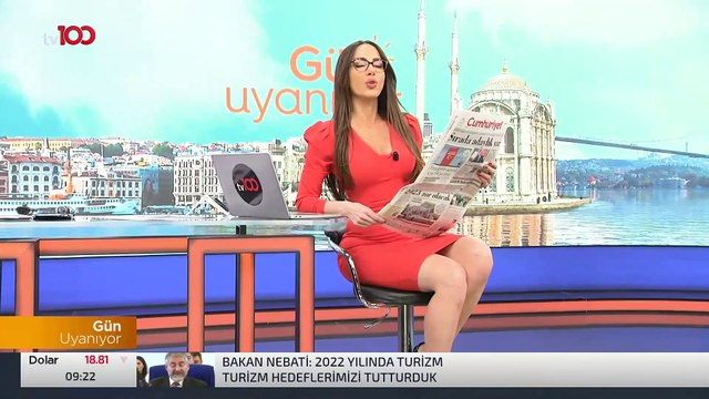 Ela Rumeysa Cebeci Gazete canli tv100 01-02-2023